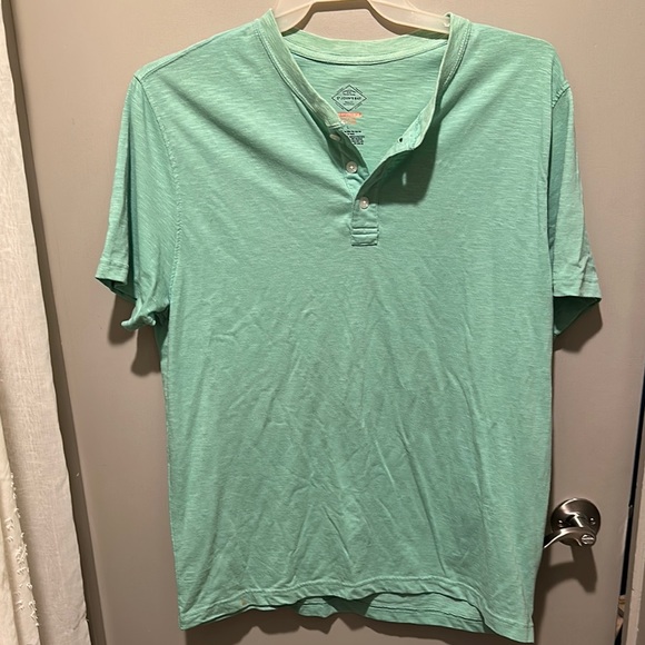St. John's Bay Other - Men's Green Henley Shirt sz Lg
